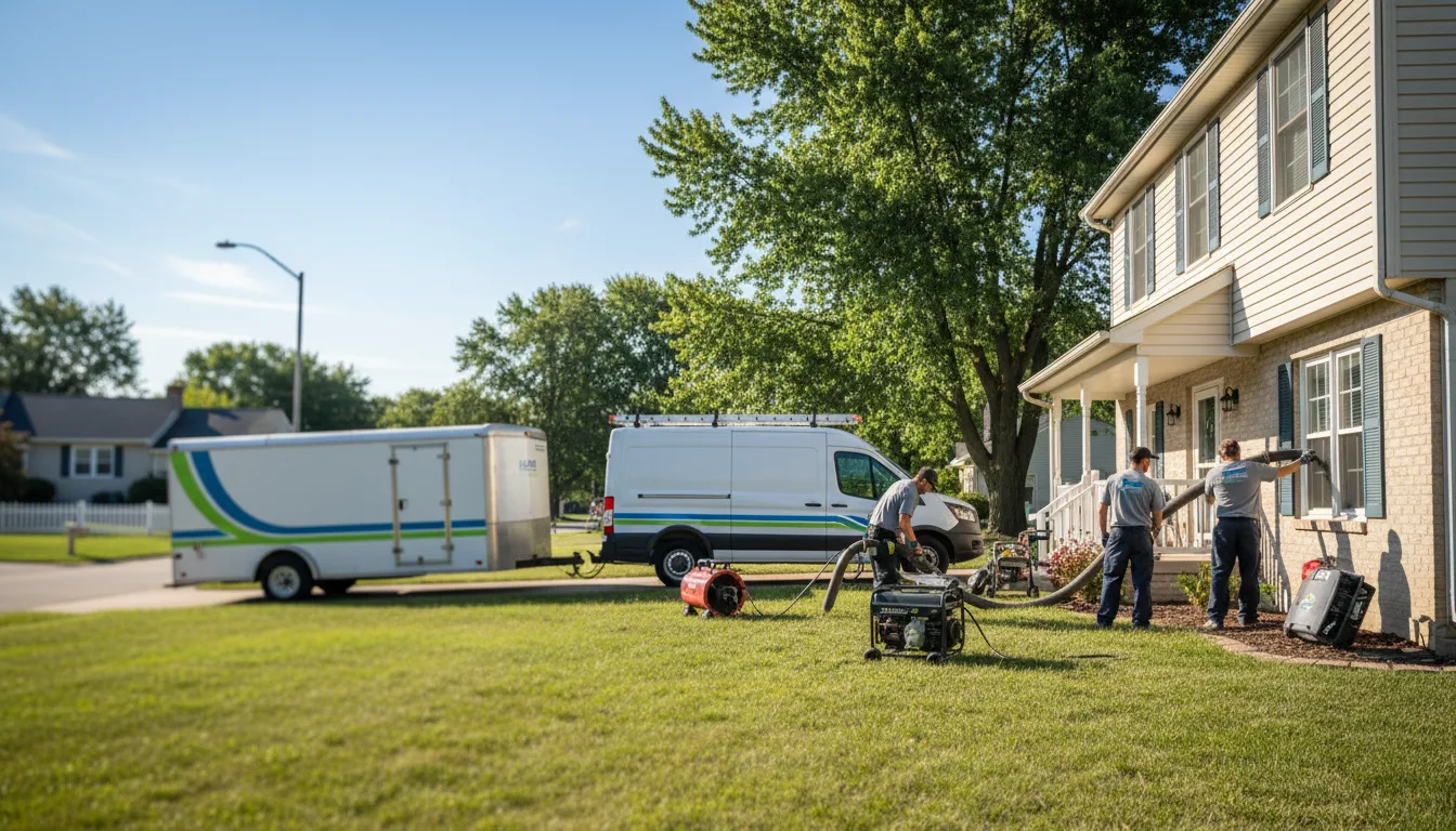 Flooded Basement Restoration And Cleanup With Repair in Oak Brook, IL near me